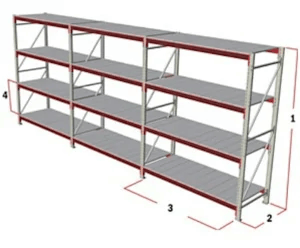 Modelo de Porta Paletes para Carga Manual
